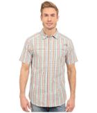 The North Face Short Sleeve Traverse Plaid Shirt (weimaraner Brown/dune Beige Plaid (prior Season)) Men's Short Sleeve Button Up