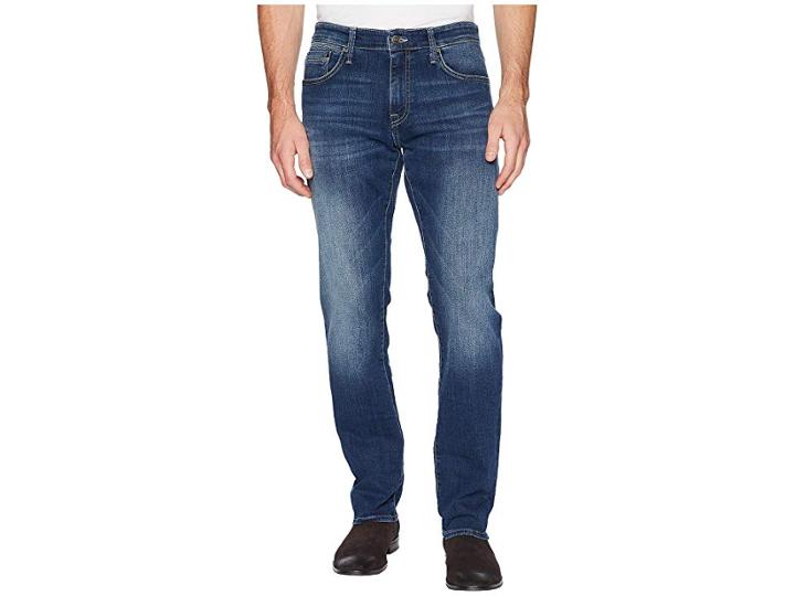 Mavi Jeans Zach Regular Rise Straight Leg In Dark Blue Williamsburg (dark Blue Williamsburg) Men's Jeans