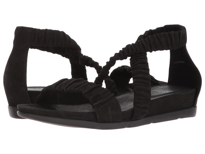 Eileen Fisher Dylan (black Tumbled Nubuck) Women's Sandals