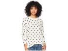 Equipment Sloane Heartfelt Print (ivory/black) Women's Long Sleeve Pullover