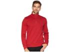 Calvin Klein The Classic 1/4 Zip (artemis Red) Men's Clothing