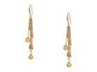 Robert Lee Morris Gold Tone Multi Chain Drop Earrings (gold) Earring