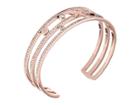 Michael Kors Brilliance Cuff Bracelet (rose Gold) Bracelet