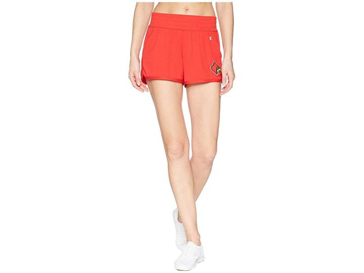 Champion College Louisville Cardinals Endurance Shorts (scarlet) Girl's Shorts