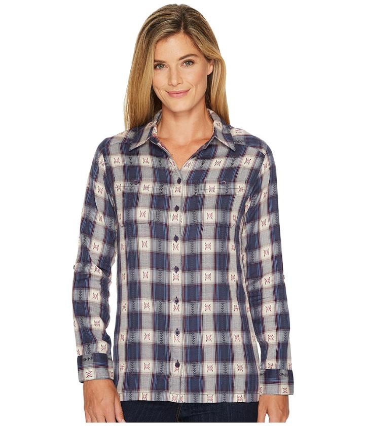 Mountain Khakis Tavern Flannel Shirt (blackberry) Women's Clothing