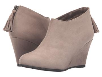 Cl By Laundry Via (dark Taupe Super Suede) Women's Dress Boots
