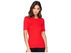 Trina Turk Lila Sweater Top (scarlet) Women's Clothing