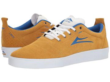 Lakai Bristol (gold/blue Suede) Men's Skate Shoes