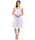 Donna Morgan Chantal Scoop Neck Tulle Dress (wisteria) Women's Dress