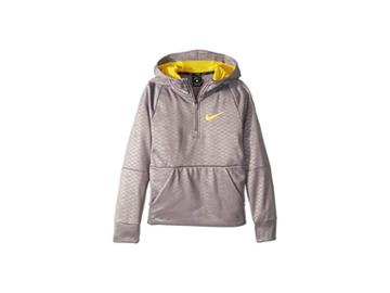 Nike Kids Therma 1/2 Zip Training Hoodie (big Kids) (gunsmoke/amarillo/amarillo) Boy's Sweatshirt
