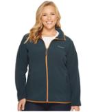 Columbia Plus Size Fuller Ridge Fleece Jacket (night Shadow/canyon Gol) Women's Coat