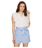 Bishop + Young Chloe Print Ruffle Top (print) Women's Clothing