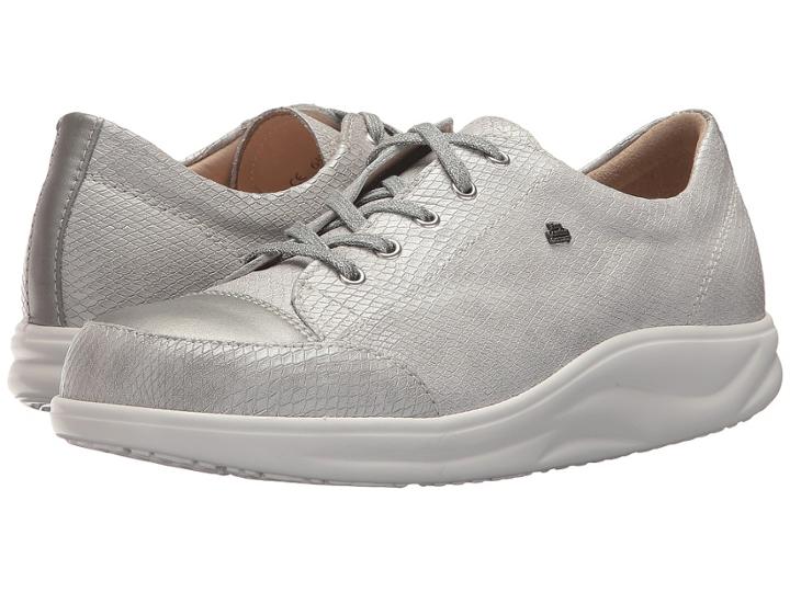 Finn Comfort Ikebukuro (silver) Women's Lace Up Casual Shoes