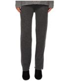 Cashmere In Love Tina Straight Fit Knit Pants (grey) Women's Casual Pants