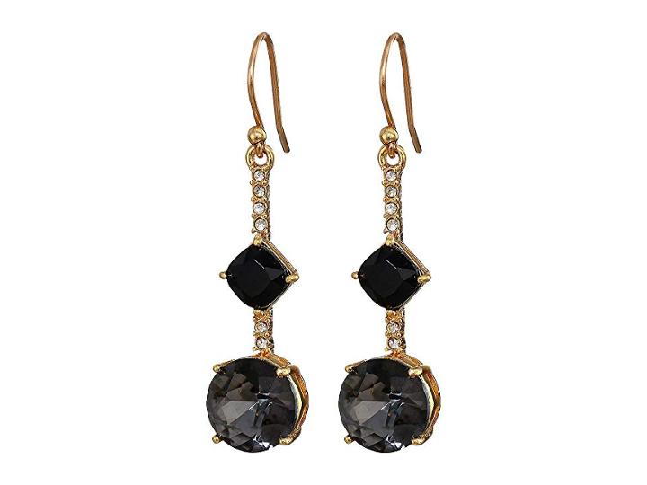 Kate Spade New York Bright Ideas Linear Asymmetrical Drop Earrings (neutral Multi) Earring