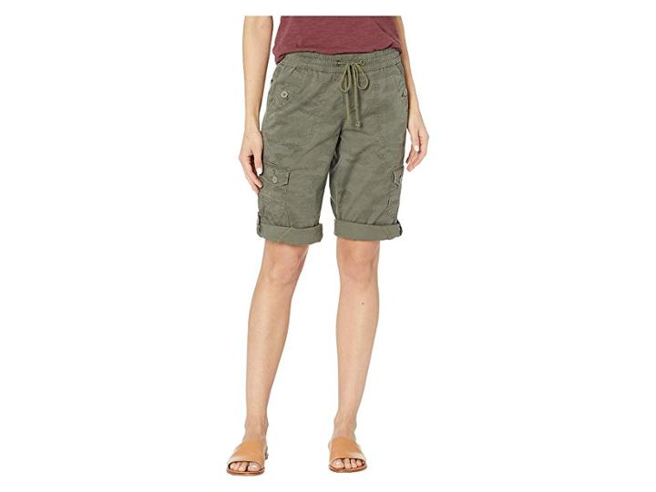 Unionbay Finnley Camo Skimmer Shorts (greek Olive) Women's Shorts
