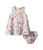 Joules Kids Woven Dress With Bloomers (infant) (beach Ditsy) Girl's Dress