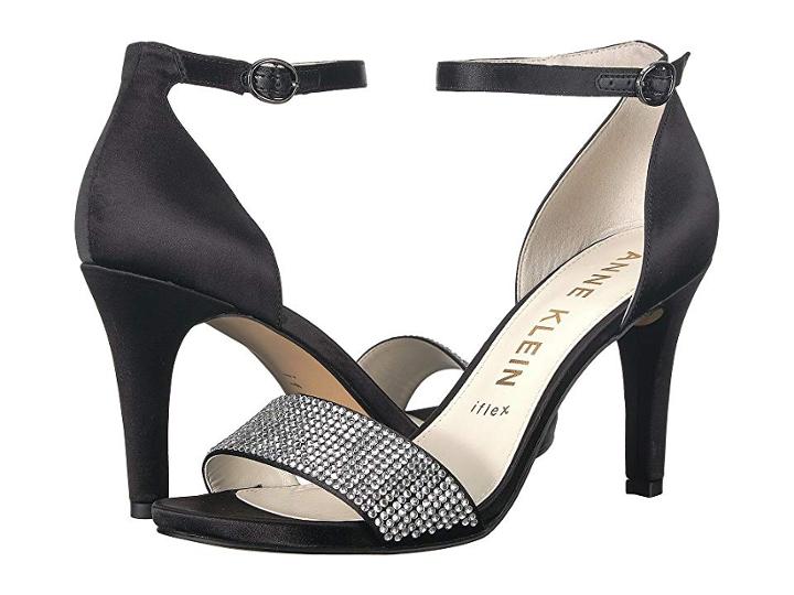 Anne Klein Odree (black Satin) Women's Shoes