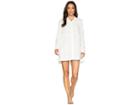 Mod-o-doc Summertime Shirting Tiered Button Tunic Cover-up (off-white) Women's Blouse