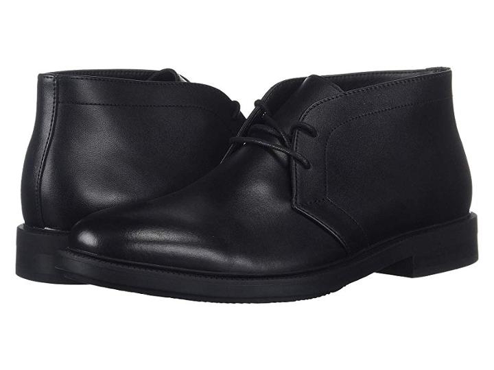 Calvin Klein Cam (black Smooth Calf Leather) Men's Shoes