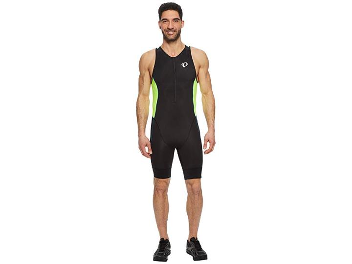 Pearl Izumi Elite Pursuit Tri Suit (black/screaming Yellow) Men's Cycling Bibs One Piece