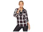 Tribal Long Sleeve Shirt With Lace Applique (black) Women's Long Sleeve Pullover