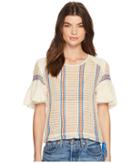 Free People Babes Only Tee Striped (ivory) Women's Clothing