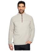 True Grit Bonded Polar Fleece And Sherpa 1/4 Zip Pullover (faded Heather) Men's Clothing