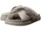 Sam Edelman Bianca (grey Faux Fur/embossed Lizard Leather) Women's 1-2 Inch Heel Shoes