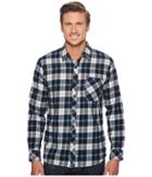 Rip Curl Teller Long Sleeve Flannel (charcoal) Men's Clothing