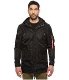 Alpha Industries Nylon Fishtail Mod Parka (black) Men's Coat