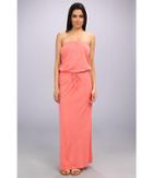 C&c California Slub Jersey Maxi Dress (gumball Pink) Women's Dress