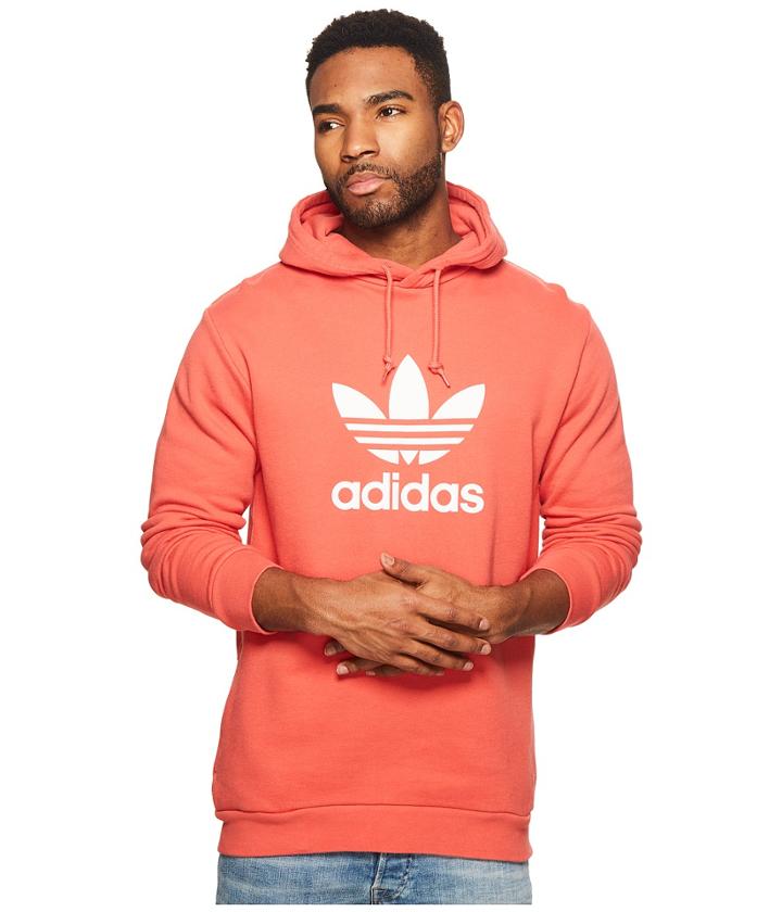 Adidas Originals Trefoil Hoodie (trace Scarlet) Men's Sweatshirt