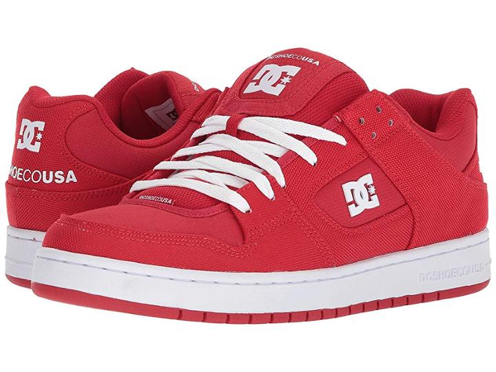 Dc Manteca Tx Se (red/white) Men's Skate Shoes