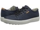 Ecco Soft 7 Perf Tie (navy) Men's  Shoes