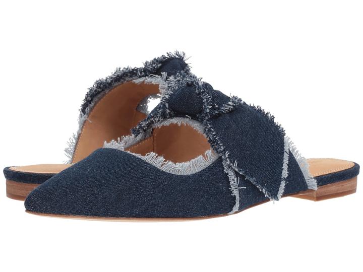 Bill Blass Sabrina Slide (dark Wash) Women's Shoes