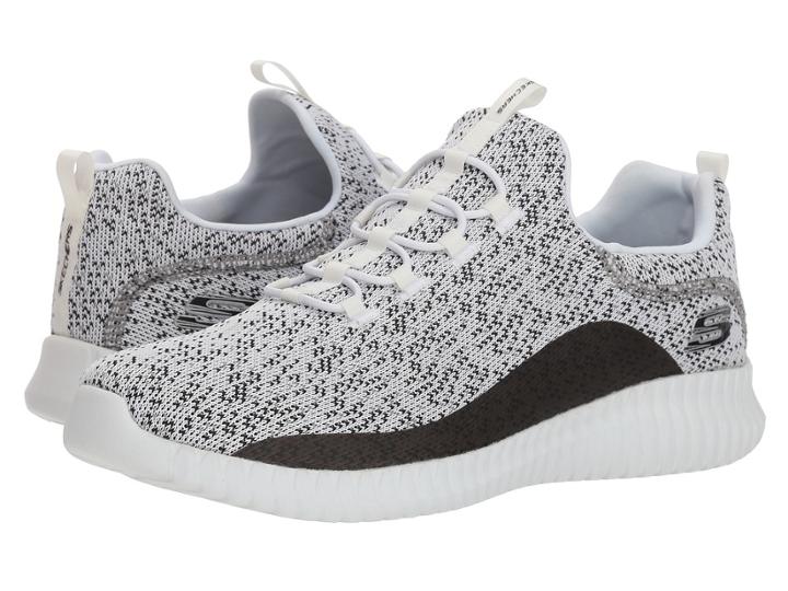 Skechers Elite Flex Muzzin (white/black) Men's Shoes