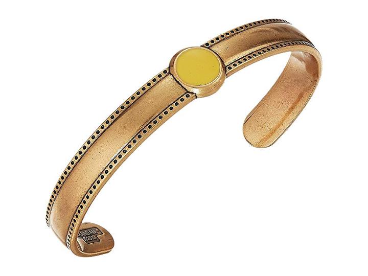 Alex And Ani Rising Sun Mandarin Cuff Bracelet (rafaelian Gold) Bracelet