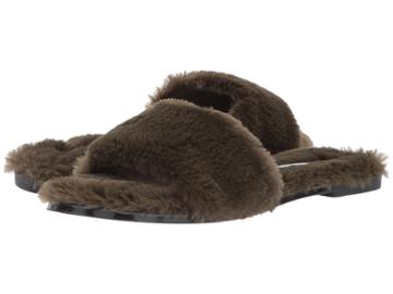 Chinese Laundry Mulholland Sandal (olive Fur) Women's Slippers