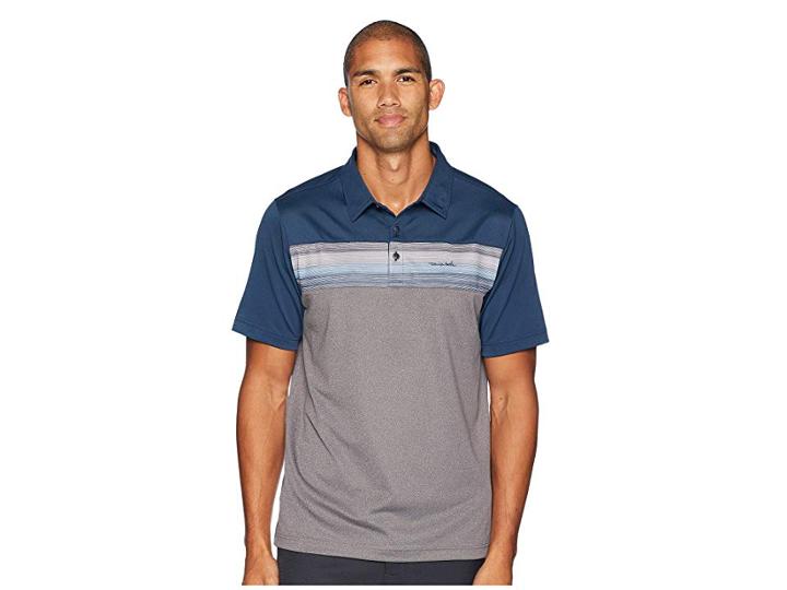 Travismathew The Hiccup Polo (blue Wing Teal) Men's Short Sleeve Knit