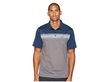 Travismathew The Hiccup Polo (blue Wing Teal) Men's Short Sleeve Knit