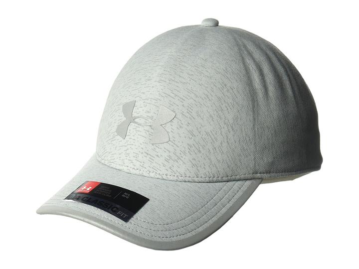Under Armour Flash 1 Panel Cap (overcast Gray/graphite/silver) Baseball Caps