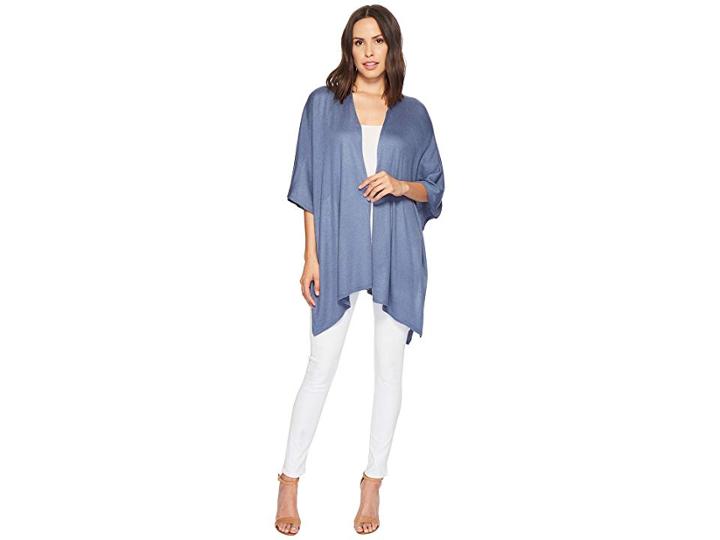 Echo Design Everyday Luxe Ruana (chambray) Women's Short Sleeve Pullover