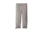 Chaser Kids Extra Soft Love Knit Cropped Flare Pants (toddler/little Kids) (heather Grey) Girl's Casual Pants