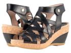 Dansko Cecily (black Full Grain) Women's Wedge Shoes