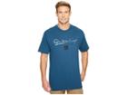 Quiksilver Waterman Gut Check Short Sleeve Tee (major Blue) Men's T Shirt
