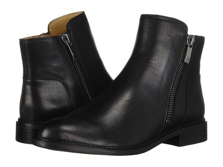 Franco Sarto Harmona (black Bally Premium Leather) Women's Shoes