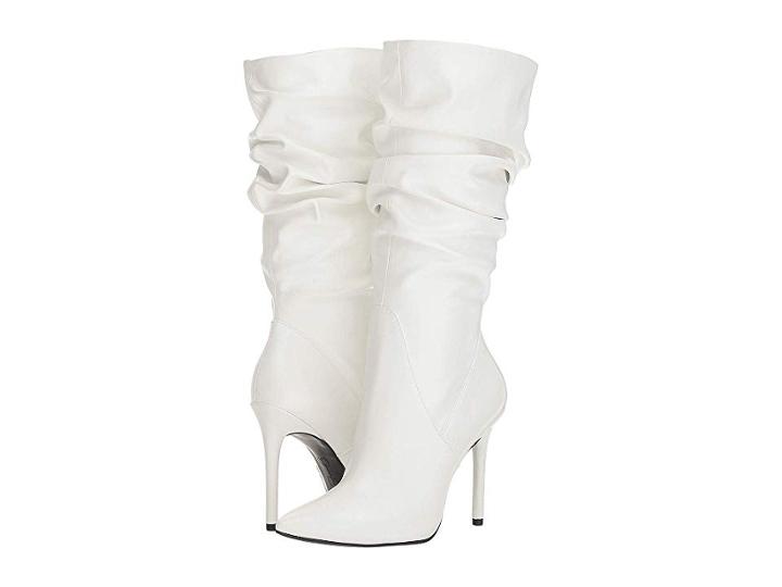 Jessica Simpson Lyndy 2 (off-white Luxe Stretch) Women's Dress Boots