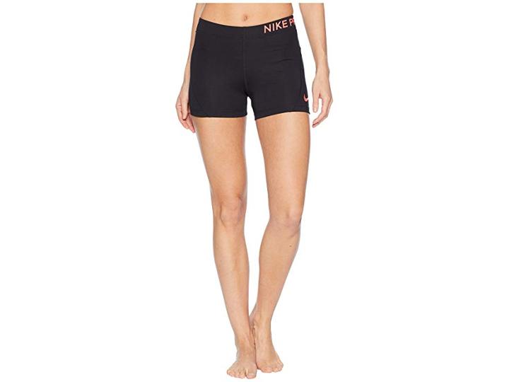 Nike Pro 3 Training Short (black/racer Pink) Women's Shorts