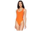 L*space Ridin' High Mayra Ribbed One-piece (poppy) Women's Swimsuits One Piece